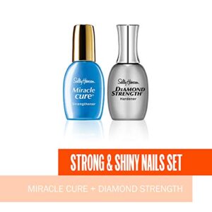 Sally Hansen Diamond Strength Instant Nail Hardener and Sally Hansen Miracle cure Nailcare Kit, Value Pack