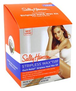 sally hansen ouch-relief stripless hard wax kit (2 pack)