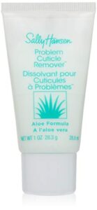 sally hansen problem cuticle remover™, eliminate thick & overgrown cuticles, 1 oz, cuticle remover cream, gel, ph balance formula, infused with aloe vera to soothe and condition