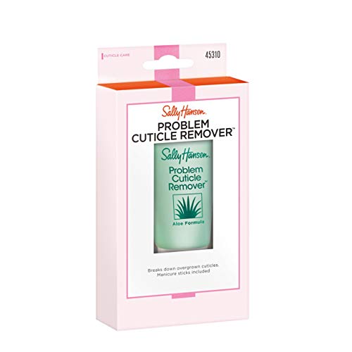 Sally Hansen Problem Cuticle Remover™, Eliminate Thick & Overgrown Cuticles, 1 Oz, Cuticle Remover Cream, Gel, Ph Balance Formula, Infused with Aloe Vera to Soothe and Condition