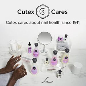 Gel Nail Polish Remover by Cutex, Ultra-Powerful & Removes Glitter and Dark Colored Paints, Paraben Free, 6.76 Fl Oz