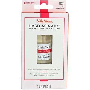 Sally Hansen Hard As Nails Strengthener Clear 0.45 Ounce (13.3ml) (3 Pack)