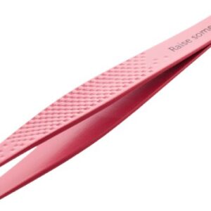 Sally Hansen Raise Some Brows-Slant Tip Tweezer with Platform, Eyebrow Tweezers,Tweezers, Pointed Tweezers, Grasp Hairs Firmly and Securely