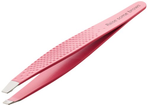 Sally Hansen Raise Some Brows-Slant Tip Tweezer with Platform, Eyebrow Tweezers,Tweezers, Pointed Tweezers, Grasp Hairs Firmly and Securely