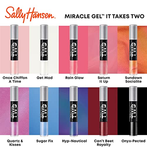 Sally Hansen Miracle Gel It Takes Two Can't Beet Royalty, 2 x .12 fl oz