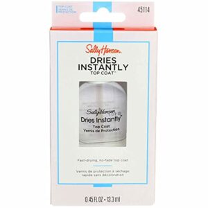 sally hansen dries instantly top coat 0.45 ounce (13.3ml) (2 pack)