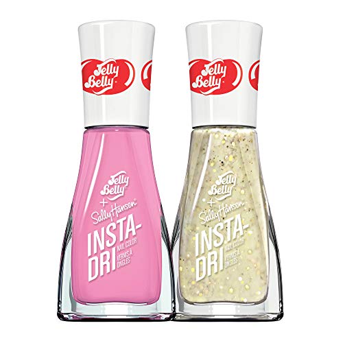 Sally Hansen Insta-Dri Fast-Dry Nail Colour, Jelly Belly Duo Pack, Bunny/Sunny