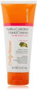 sally hansen radiant hands, nails and cuticles hand cream, 3.4 ounce (pack of 2)