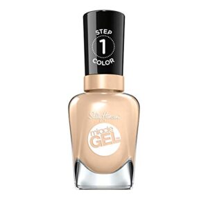 sally hansen miracle gel nail polish, shade bare dare 119 (packaging may vary)