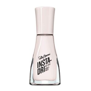 sally hansen insta-dri® pink pursuit, color nail polish, 0.31 fl oz , quick dry , pink nail polish, dries in 60 seconds, contoured brush, no smudge, 3-in-1 formula