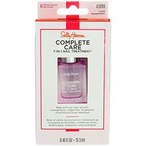 sally hansen complete care 7-n-1 nail treatment clear 0.45 ounce (13.3ml) (2 pack)