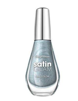 SALLY HANSEN Satin Glam Shimmery Matte Finish Nail Color - Metal Iced