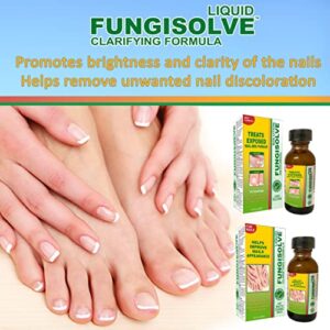 Fungisolve Nail Clarifying - clears out keratin debris where nail fungus thrives 1oz