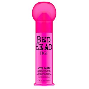 tigi bed head after party smoothing cream for silky shiny hair, 3.4 ounce