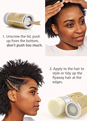 Samnyte Hair Wax Stick, Wax Stick for Hair Wigs Edge Control Slick Stick Hair Pomade Stick Non-greasy Styling Wax for Fly Away & Edge Frizz Hair 2.7 Oz