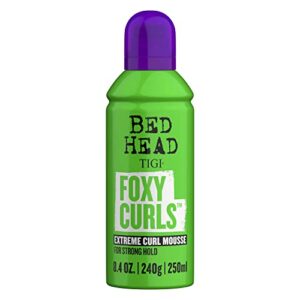 bed head by tigi foxy curls curly hair mousse for strong hold 8.4 oz