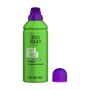 Bed Head by TIGI Foxy Curls Curly Hair Mousse for Strong Hold 8.4 oz