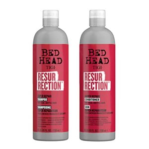 bed head by tigi shampoo & conditioner for damaged hair resurrection infused with the resurrection plant 2 x 25.36 fl oz