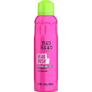 tigi bed head headrush shine hair spray for smooth shiny hair 5.3 oz