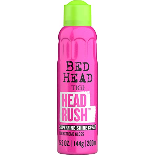 TIGI Bed Head Headrush Shine Hair Spray for Smooth Shiny Hair 5.3 oz