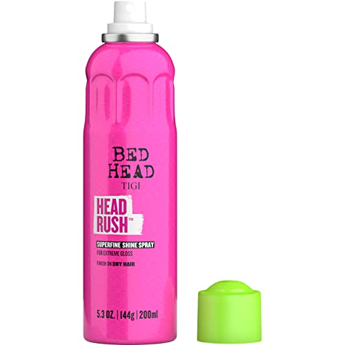 TIGI Bed Head Headrush Shine Hair Spray for Smooth Shiny Hair 5.3 oz