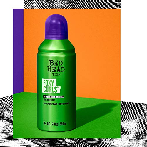 Bed Head by TIGI Foxy CurlsTM Curly Hair Mousse for Strong Hold 8.4 oz (Pack of 2)