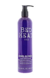 tigi bed head dumb blonde purple toning shampoo