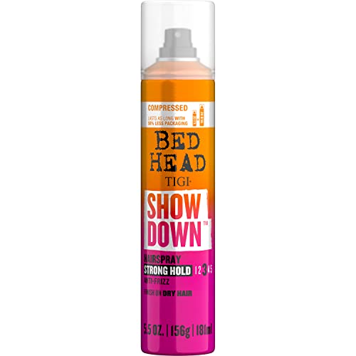 TIGI Bed Head Showdown Anti-Frizz Hairspray with Strong Hold 5.5 oz