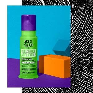 Bed Head by TIGI Curls Rock Amplifier Curly Hair Cream for Defined Curls 3.8 oz (Pack of 2)