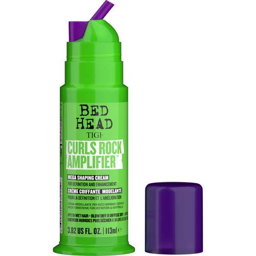 Bed Head by TIGI Curls Rock Amplifier Curly Hair Cream for Defined Curls 3.8 oz (Pack of 2)