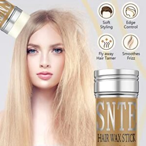 Samnyte Hair Wax Stick, Wax Stick for Hair Wigs, Fly away Hair Tamer Stick for Smoothing Flyaways & Taming Frizz, Flyaways Hair Stick Hair Wax for Women & Baby Hair, New Upgrade Slick Stick 2.7 Oz