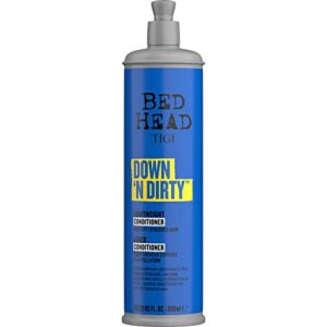 tigi bed head down n’ dirty lightweight conditioner for detox and repair 20.29 fl oz