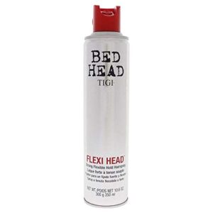tigi bed head flexi head strong flexible hold hair spray for unisex, 10.6 ounce