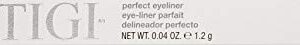 TIGI Cosmetics Perfect Eyeliner, Black, 0.04 Ounce