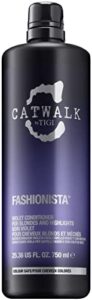 tigi catwalk fashionista violet conditioner (for blondes and highlights), 25.36 ounce