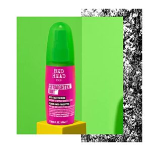 TIGI Bed Head Straighten Out Anti Frizz Serum for Smooth Shiny Hair 3.38 fl oz