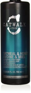 tigi catwalk oatmeal & honey shampoo and conditioner, 25.36 ounce (pack of 2)