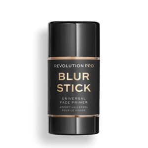 revolution pro blur stick, primer for face makeup, pore minimizer, matte finish, leaves skin looking flawless, suitable for all skin tones, 15g