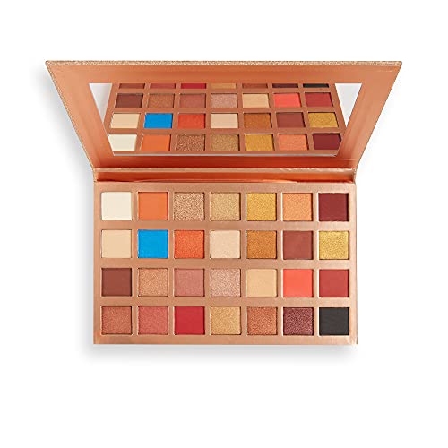 Makeup Revolution, Heatwave, Eyeshadow Palette, 28 Shades, 33.6g