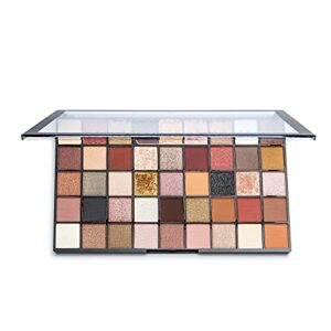 Makeup Revolution Maxi Reloaded Palette, Eyeshadow Palette, 45 Highly Pigmented Neutral Shades, Large It Up, 1.35g