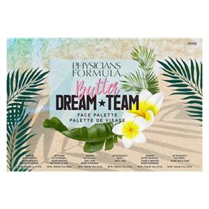 physicians formula butter dream team palette makeup gift set, bronzer, blush, face powder, dermatologist approved