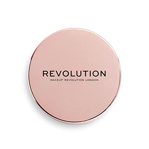 Makeup Revolution Conceal & Fix Setting Powder, Waterproof Translucent Powder, Holds Makeup In Place All Day, Vegan & Cruelty-Free, 0.45oz/13g