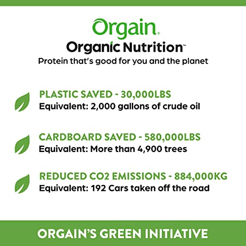 Orgain Simple Organic Vegan Protein Powder, Chocolate - 20g of Plant Based, Made with Fewer Ingredients and Without Dairy, Gluten and Stevia, Kosher, Non-GMO, 1.25 Lb (Packaging May Vary)