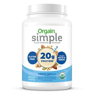 orgain organic simple protein vanilla 2.04 lbs