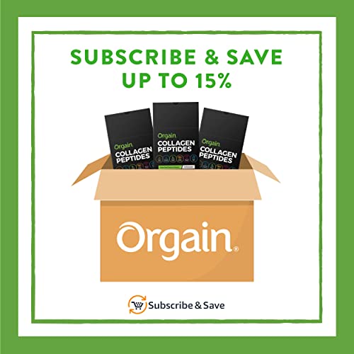 Orgain Hydrolyzed Collagen Peptides Protein Powder Sticks - Paleo & Keto Friendly, Pasture Raised, Gluten Free, Dairy Free, Type I And III, 5g Sticks - Unflavored (25 Count)