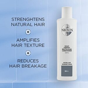 Nioxin System 2 for Natural Hair with Progressed Thinning Cleanser Shampoo and Scalp Therapy Conditioner