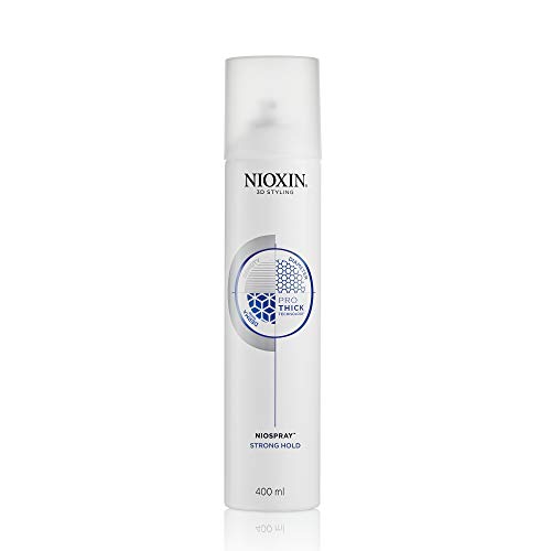 Nioxin Niospray Strong Hold Hairspray, Firm Hairspray for Fine Hair, 10.6 oz