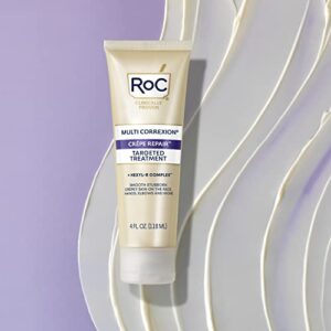 RoC Multi Correxion Crépe Repair, Targeted Treatment for Hands, Elbows, and Body with Shea Butter to Smooth Crepey Skin, 4 oz