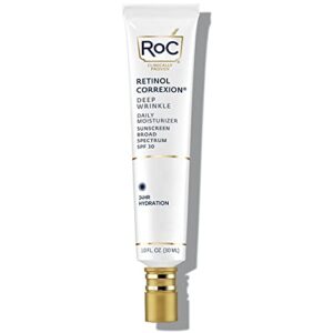 roc retinol correxion deep wrinkle daily anti-aging moisturizer with sunscreen broad spectrum spf 30