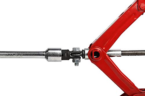 Dr.Roc Scissor Jack Adapter for 1/2 Inch Drive Impact Wrench or 13/16 Inch Lug Wrench or Power Drills, Scissor Jack Drill Adapter for Impact Drills Socket Automotive Jack RV Trailer Leveling Jack